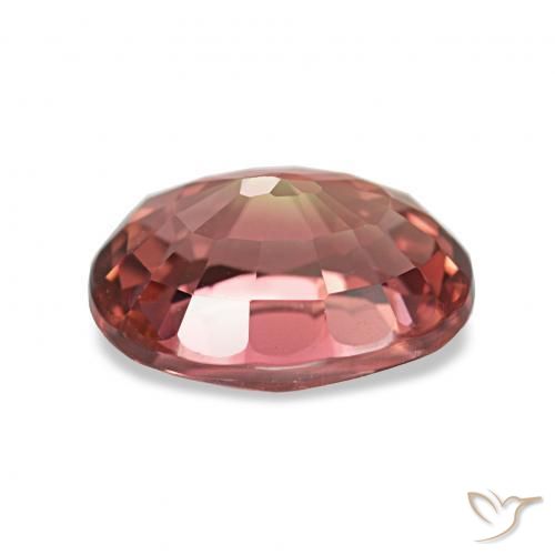 1.60カラットの天然マルチカラートルマリン、楕円形、VVS