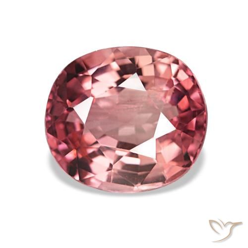 1.43ct ピンク トルマリン, 楕円形, VS