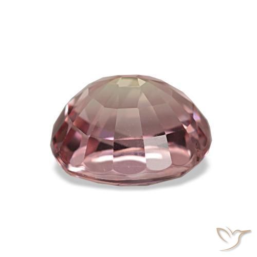 1.84カラットの天然Medium Light-Pinkトルマリン（7.6×7.2 mm・オーバルカット）