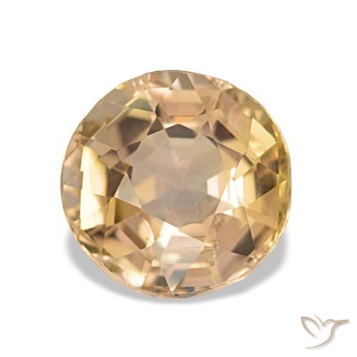 2.03ct ゴールデン トルマリン, ラウンド, VS