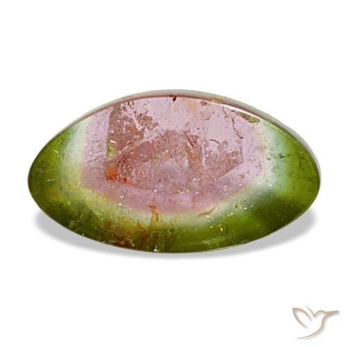 3.34ct マルチカラー トルマリン, ファンシー, 透明