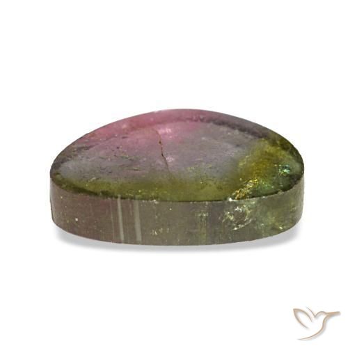 2.65カラットの天然ウォーターメロントルマリン（11.2×8.1 mm・トリリアント）