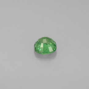 0.48カラットの天然グリーンツァボライトガーネット（4.5×4.5 mm・クッションカット）