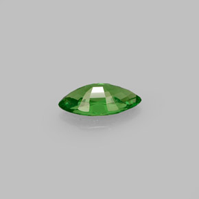 0.45カラットの天然クロムグリーンツァボライトガーネット（7×3.7 mm・マーキス）