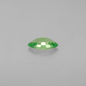 0.29カラットの天然クロムグリーンツァボライトガーネット（6×3.1 mm・マーキス）