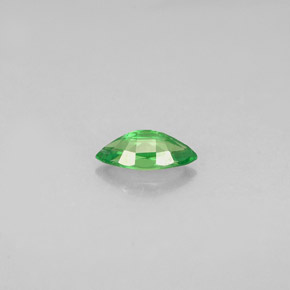 0.26カラットの天然クロムグリーンツァボライトガーネット（5.9×3 mm・マーキス）