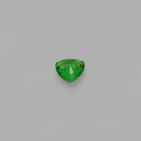 0.30カラットの天然クロムグリーンツァボライトガーネット（4.2×4.1 mm・トリリアント）