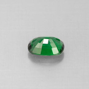 0.51カラットの天然クロムグリーンツァボライトガーネット（5.9×4.3 mm・クッションカット）