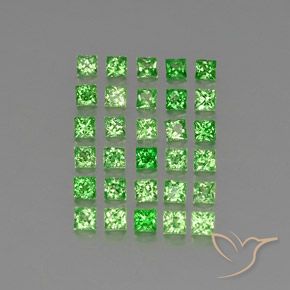 Shop natural 2.96ct エレクトリックグリーン ツァボライトガーネット gems, 四角形, from タンザニア at GemSelect. In stock, global shipping!