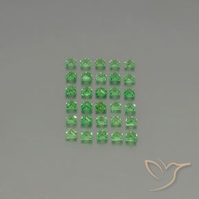 Shop natural 2.57ct 鮮やかなグリーン ツァボライトガーネット gems, 四角形, from タンザニア at GemSelect. In stock, global shipping!