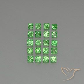 Shop natural 1.78ct 鮮やかなグリーン ツァボライトガーネット gems, 四角形, from タンザニア at GemSelect. In stock, global shipping!