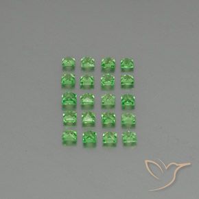 Shop natural 1.78ct 鮮やかなグリーン ツァボライトガーネット gems, 四角形, from タンザニア at GemSelect. In stock, global shipping!