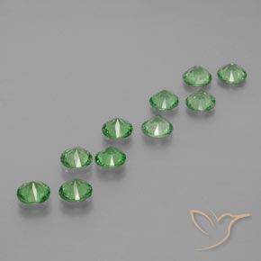Shop natural 1.91ct 鮮やかなグリーン ツァボライトガーネット gems, ラウンド, from タンザニア at GemSelect. In stock, global shipping!