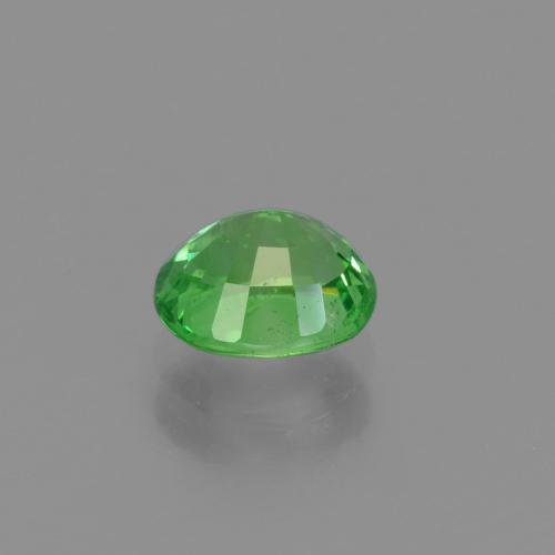 1.16カラットの天然エレクトリックグリーンツァボライトガーネット（6.5×5.8 mm・オーバルカット）