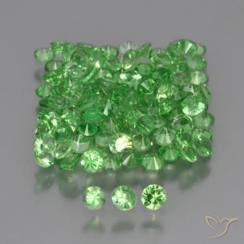 Shop natural 4.91ct 鮮やかなグリーン ツァボライトガーネット gems, ラウンド, from ケニア at GemSelect. In stock, global shipping!