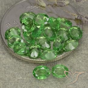 Shop natural 3.04ct ミディアムグリーン ツァボライトガーネット gems, 楕円形, from タンザニア at GemSelect. In stock, global shipping!