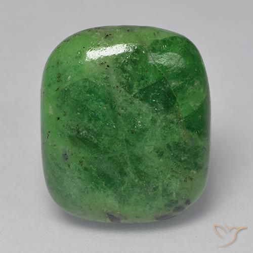 8.75ct 天然 クロムグリーン ツァボライトガーネット, クッション, 半透明