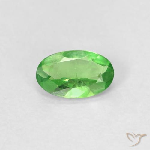 0.26ct 天然 ライブリーグリーン ツァボライトガーネット, 楕円形, VVS-VS