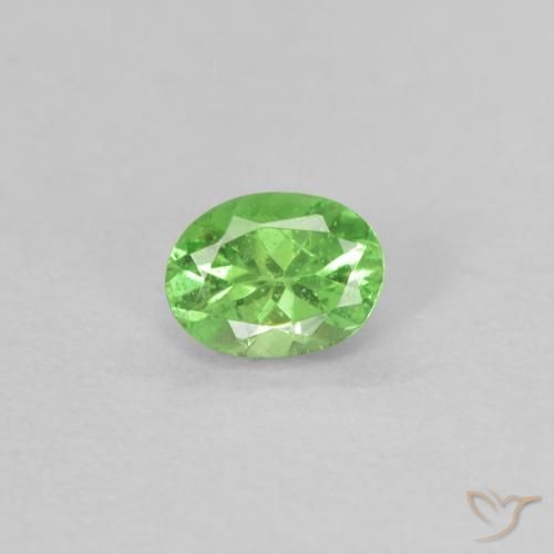 0.18ct 天然 ライブリーグリーン ツァボライトガーネット, 楕円形, VS