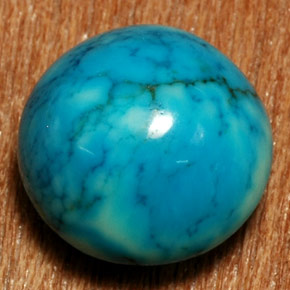 8.98カラットの天然ブルーターコイズ（12.6×12.5 mm・オーバルカット）
