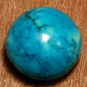 8.98カラットの天然ブルーターコイズ（12.6×12.5 mm・オーバルカット）