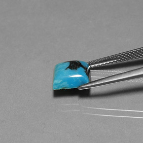 1.84カラットの天然ブルーターコイズ（8.1×8 mm・四角）