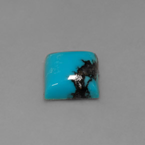 1.80カラットの天然ブルーターコイズ（8.1×8 mm・四角）