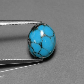 1.79カラットの天然ブルーターコイズ（10.1×8.1 mm・オーバルカット）