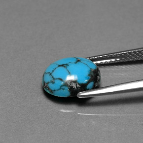 1.79カラットの天然ブルーターコイズ（10.1×8.1 mm・オーバルカット）
