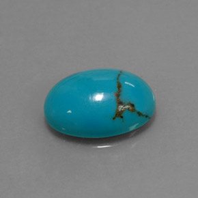 3.62カラットの天然ブルーターコイズ（13.9×9.8 mm・オーバルカット）