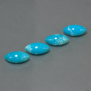 カラットの天然ブルーターコイズ（10×5.1 mm・マーキス）
