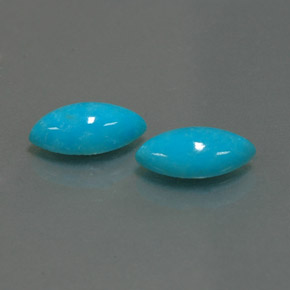 カラットの天然ブルーターコイズ（10×5.1 mm・マーキス）