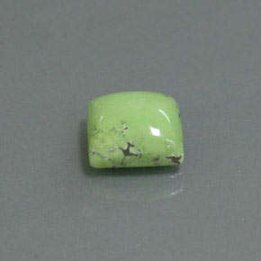 2.00カラットの天然イエローグリーンターコイズ（7.9×7.8 mm・四角）