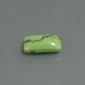 1.26カラットの天然イエローグリーンターコイズ（9.9×5.9 mm・バゲット）