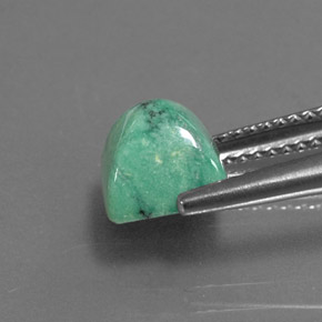 2.33カラットの天然グリーンターコイズ（7.1×7.1 mm・四角）