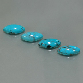 カラットの天然ブルーターコイズ（11.9×6 mm・マーキス）