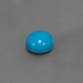 1.57カラットの天然ブルーターコイズ（8.08 mm・ラウンドカット）