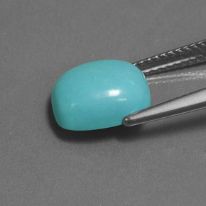 2.62カラットの天然ブルーターコイズ、クッションカット、オペーク