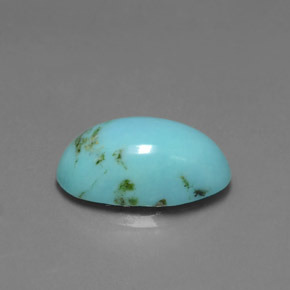 2.94カラットの天然ブルーターコイズ（13.8×8.2 mm・オーバルカット）