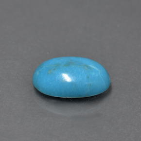 1.74カラットの天然ブルーターコイズ（11.1×7.3 mm・オーバルカット）
