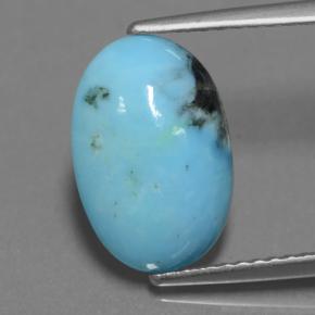 2.40カラットの天然ブルーターコイズ（12.6×8.4 mm・オーバルカット）