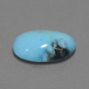 2.40カラットの天然ブルーターコイズ（12.6×8.4 mm・オーバルカット）