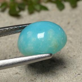 1.84カラットの天然ブルーターコイズ（9.1×7.2 mm・オーバルカット）