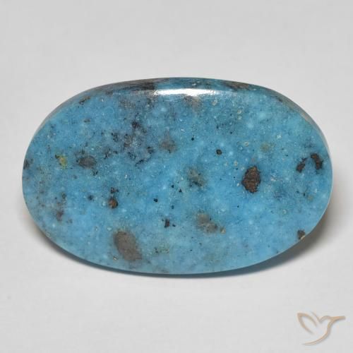 19.46ct 天然 ティール ターコイズ, 楕円形, オペーク