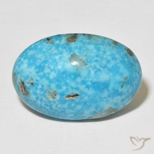 24.84ct 天然 緑がかったブルー ターコイズ, 楕円形, オペーク