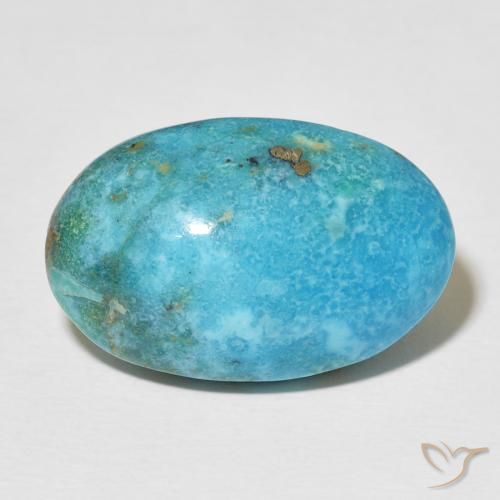 23.40ct 天然 緑がかったブルー ターコイズ, 楕円形, オペーク