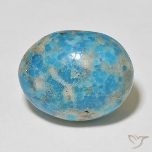 24.07ct 天然 明るい緑がかった青 ターコイズ, 楕円形, オペーク