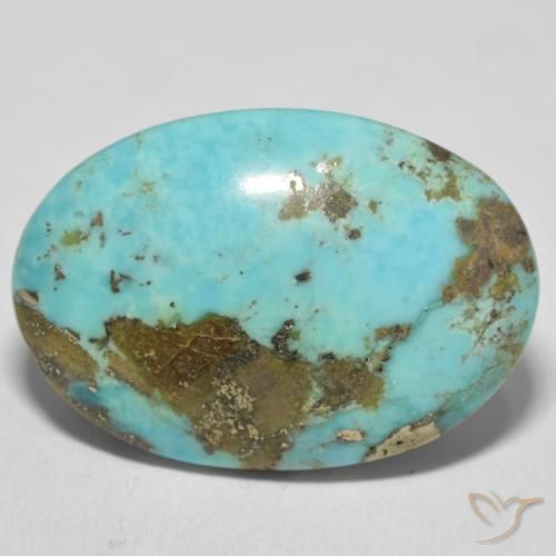 36.87ct 天然 シーフォームグリーン ターコイズ, 楕円形, オペーク