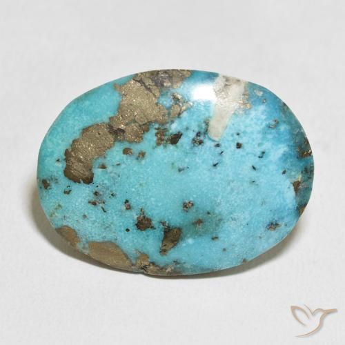 52.75ct 天然 グリーンブルー ターコイズ, 楕円形, オペーク