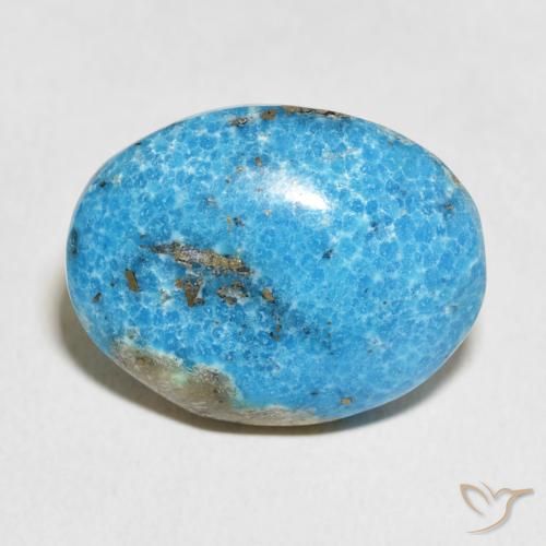 20.57ct 天然 緑がかったブルー ターコイズ, 楕円形, オペーク
